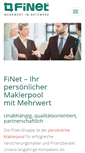 Mobile Screenshot of finet.de