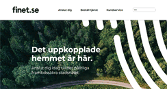 Desktop Screenshot of finet.se